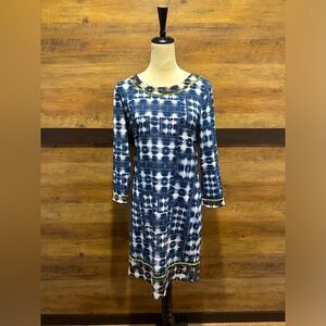 BCBG Pattern Sleeve Dress
